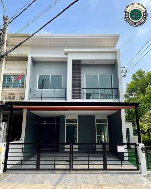 For SaleTownhouseNawamin, Ramindra : 2-story townhome, Habitia Village Ring Road-Ramintra, along Khlong Song, Khlong Sam Wa, Phra Phrom Intersection Market, Safari World, Fashion Island, Hathairat, Phraya Suren, Nimitmai, Hathaimit, Chatuchot, Khubon, Panya Indra.