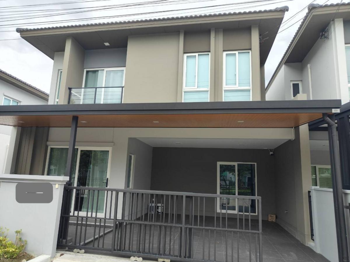 For RentHouseSamut Prakan,Samrong : 💥For rent 55,000 baht, Grande Pleno Mega Bangna house, near Mega Bangna, next to the main road, not into deep alleys, near the expressway.