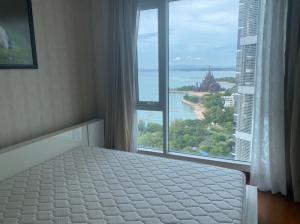 ให้เช่าคอนโดพัทยา บางแสน ชลบุรี สัตหีบ : ขายคอนโด The Palm wongamat beach front 2beds room (S03-1087)