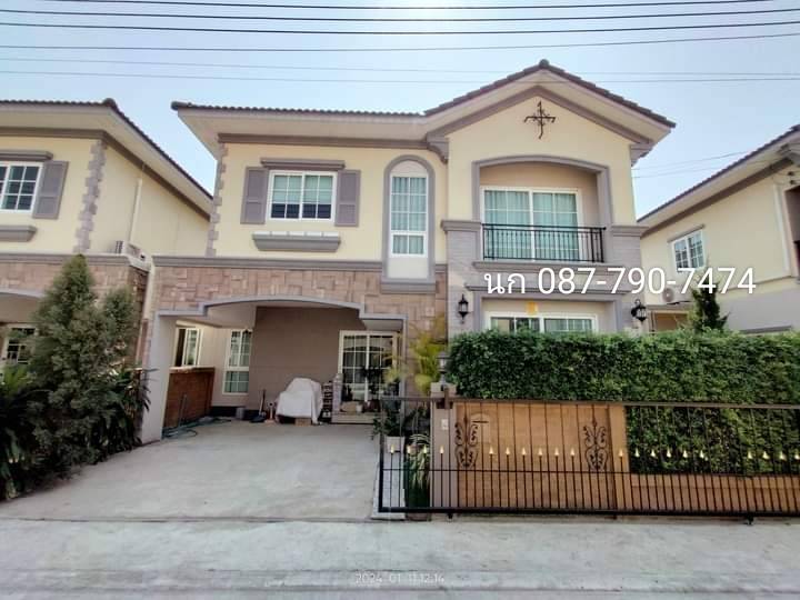 For SaleHouseMahachai Samut Sakhon : Single house for sale, Golden Neo 3, Pantai, 35.7 sq m, decorated with warm built-ins. Just carry your bag and move in.