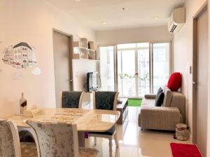 For RentCondoOnnut, Udomsuk : Beautiful room, 2 bedrooms, 2 bathrooms [next to BTS On Nut] Ideo Verve Sukhumvit, size 64 sq m., 12A floor, fully furnished.