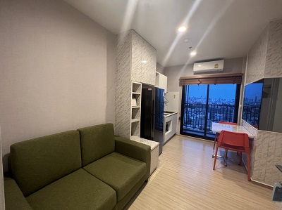 For RentCondoPinklao, Charansanitwong : Urgent rent, Plum-Pinklao Condo, 1 bedroom, 26 sq m, 17th floor, good view, really beautiful room, ready to move in, call for consultation 094-6245941