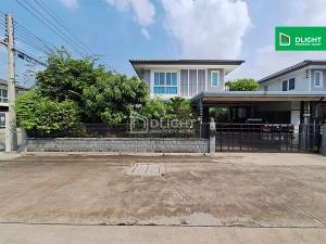 For SaleHousePathum Thani,Rangsit, Thammasat : House, Chat Luang Village 15, Sam Khok Pathum, area 73 sq m, 137.41 sq m, 3 bedrooms, 3 bathrooms, price 5 million baht, corner house.