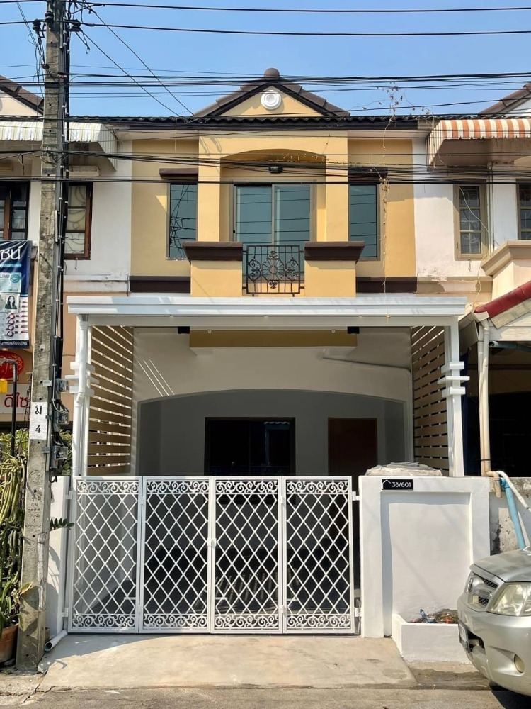 For SaleTownhouseNawamin, Ramindra : 2-story townhouse, K.C. Village. Cluster 7, Soi Ruay Bun 1, Fashion Island, The Promenade, Central Ramindra, Siam Park.