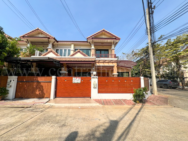 For SaleTownhouseRama5, Ratchapruek, Bangkruai : Townhome Dream Village, Suan Phak 32, corner house, newly renovated.