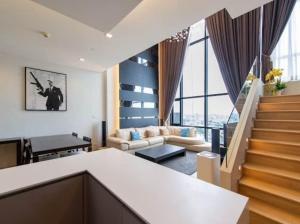 For RentCondoWongwianyai, Charoennakor : 🌆 🌟 **Luxe 3BR Duplex at Urbano Sathorn - Unbeatable Views! 🌆✨** For Rent! #DreamHome #BangkokLiving