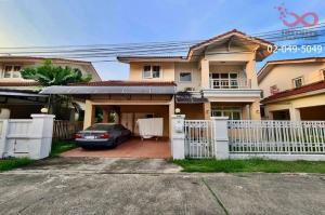 For SaleHouseNawamin, Ramindra : 2-story detached house for sale, Jiratip Village, Nuanchan, Soi Nuanchan 26, Nuanchan Road.