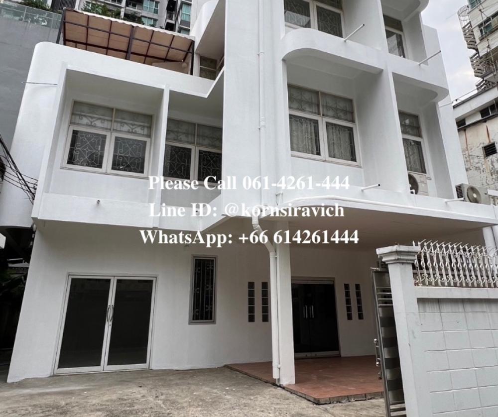 For RentHome OfficeSathorn, Narathiwat : Home office for rent, BTS Chong Nonsi, 700 meters, parking for 2 cars, quiet alley location, convenient travel | Company registration possible