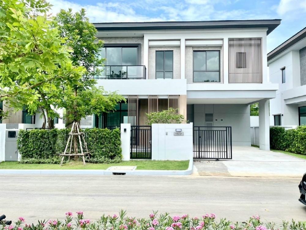 For RentHouseBangna, Bearing, Lasalle : WW44 for rent #single house, Bangkok Boulevard Village, Bangna KM 5, Soi Bangna-Trad. 37#near Mega Bangna