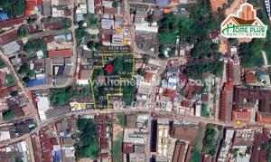 For SaleLandKorat Nakhon Ratchasima : Land with 1 house near Soi Lam Pru 2, Mueang District, Nakhon Ratchasima, area 1 rai 3 ngan 23 square wah.