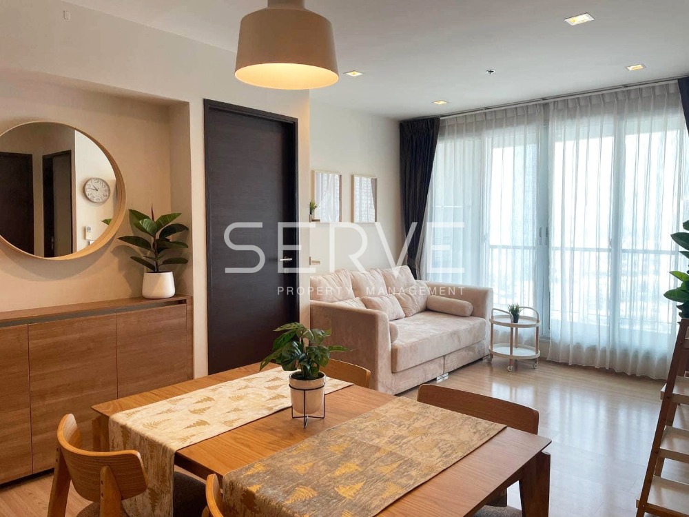 For RentCondoSathorn, Narathiwat : 🔥2 Bed with Bathtub Super High Fl. 30+ River View Good Location Close to BTS Saphan Taksin 340 m. at Rhythm Sathorn Condo / For Rent