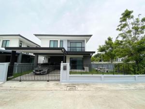 For SaleHouseSamut Prakan,Samrong : Corner detached house for sale, Britania Bangna-Suvarnabhumi Km.26, Bang Bo District, Samut Prakan.