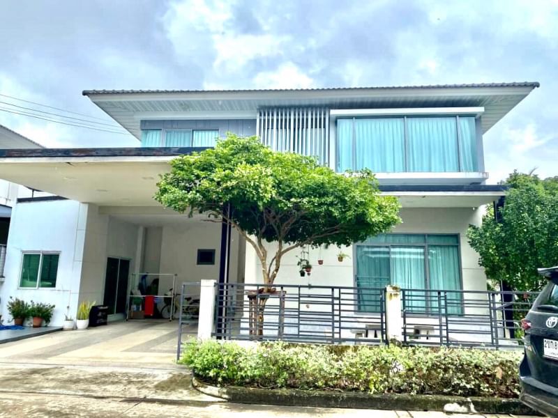 For SaleHouseRama5, Ratchapruek, Bangkruai : 2-story detached house for sale, Perfect Place Village, Exclusive Zone, Ratchapruek, area 79.8 square meters, complete with all furniture included, Bang Rak Noi Subdistrict, Mueang Nonthaburi District, Nonthaburi Province.