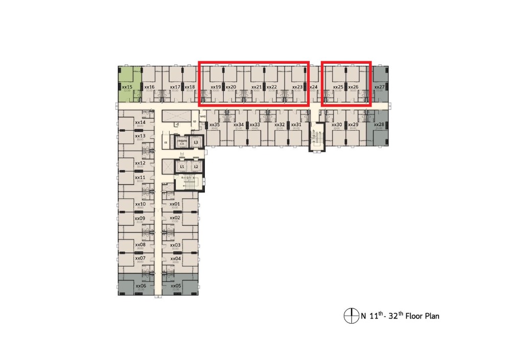 ขายดาวน์คอนโดปทุมธานี รังสิต ธรรมศาสตร์ : Terra Residences มธ. เฟส 2 ห้องทิศเหนือ ชั้นสูง วิวโล่ง ทิศที่ขายดีที่สุดของโครงการ