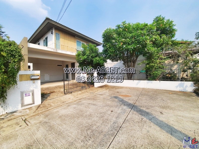 For SaleHousePhutthamonthon, Salaya : Single detached house for sale in the area of ​​Salaya, City Hall, Samret Phatthana, Sri Prawat, Bang Kruai: Inisio Village 1 Pinklao-Salaya: 2 floors, 50.1 sq m: CODE NN-91317