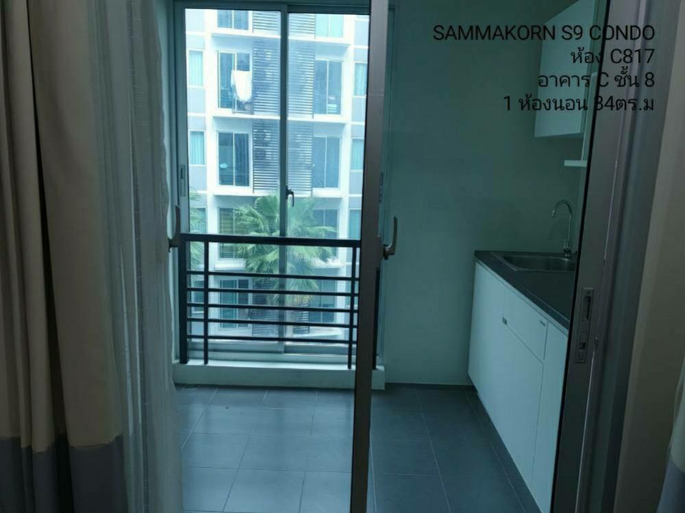 For SaleCondoRama5, Ratchapruek, Bangkruai : For sale Sammakorn S9 Condominium, new room, fully furnished and electrical appliances (S4112)