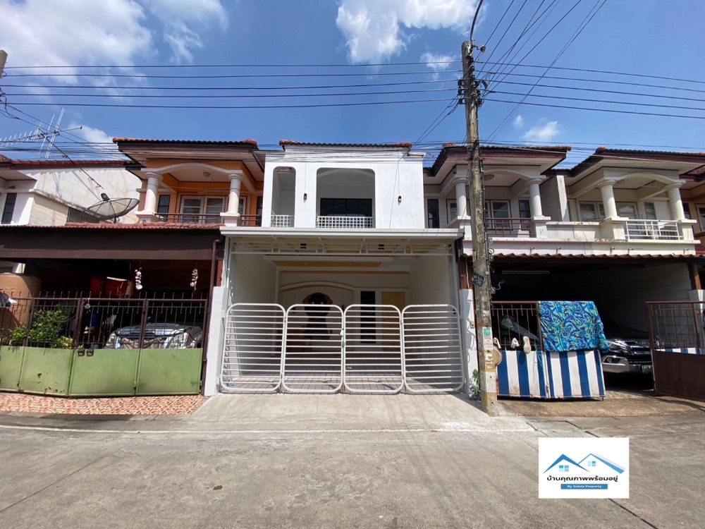 For SaleTownhouseNawamin, Ramindra : Townhome for sale, Prathon Village 1, 95 sq m., 19 sq m. Renovated house, ready to apply to the bank.