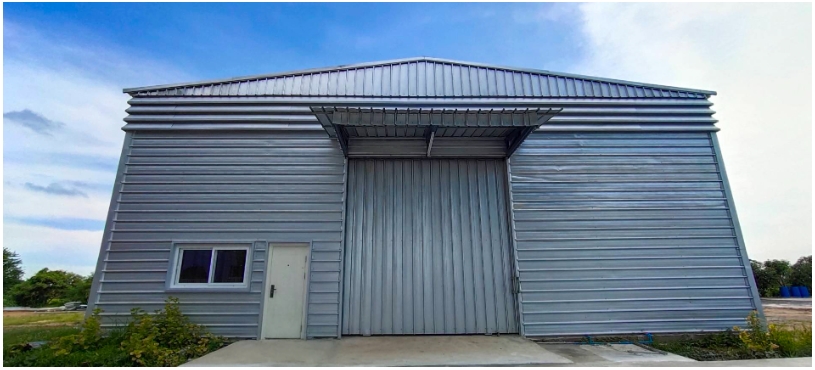 For RentWarehouseMin Buri, Romklao : R09D prefabricated warehouse for rent Lat Krabang, Romklao