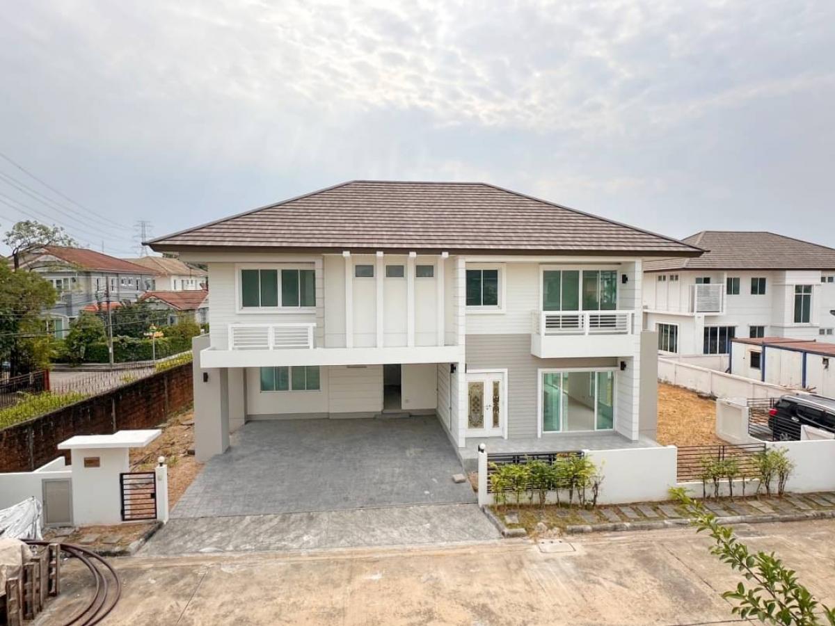 For SaleHousePattanakan, Srinakarin : 📢[For Sale] Single house Nusasiri Rama 9 Wongwaen, back side, 3 floors, 4 bedrooms, 5 bathrooms✨️