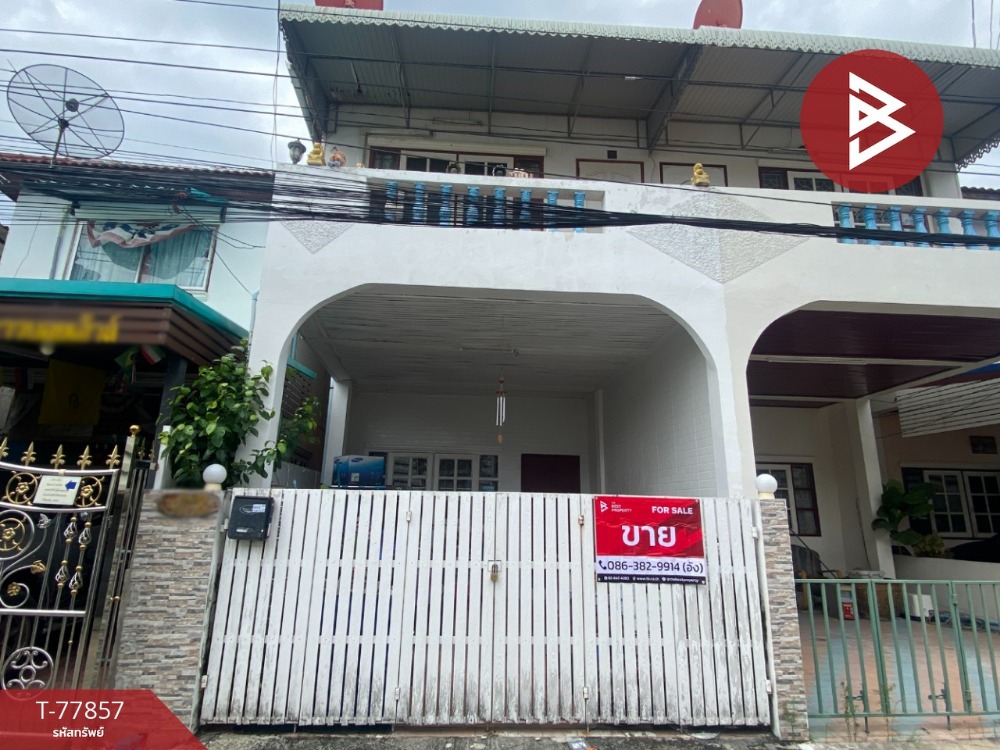 For SaleTownhouseSamut Prakan,Samrong : 2-story townhouse for sale, area 19.5 square meters, Bang Mueang Mai, Samut Prakan.