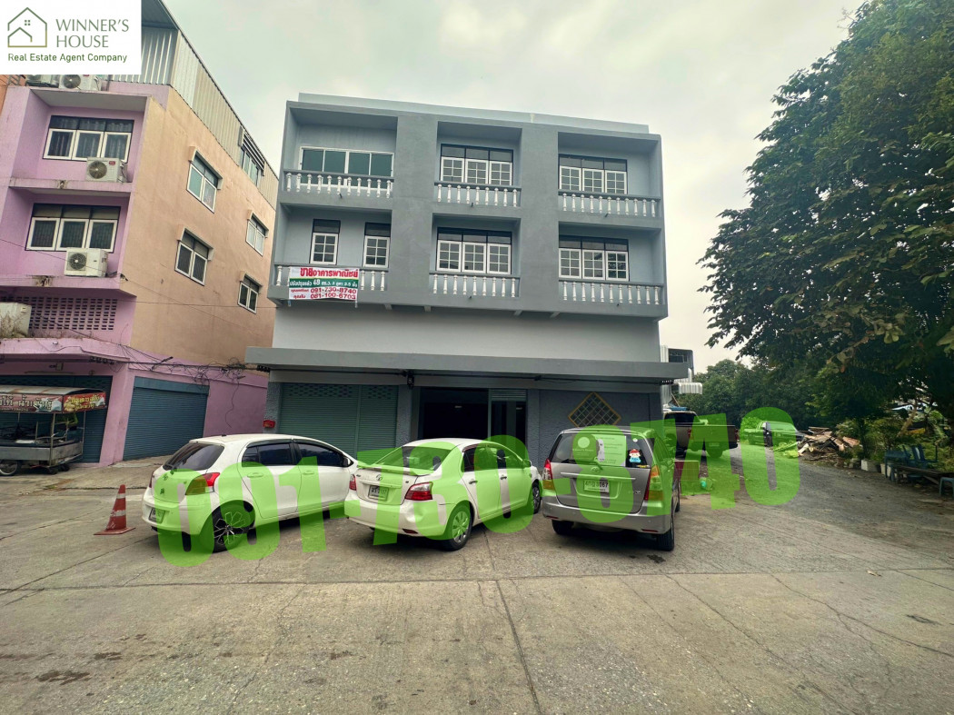 For SaleShophouseNonthaburi, Bang Yai, Bangbuathong : Commercial building for sale, Commercial building for sale, Soi Nonthaburi 29, 432 sq m., 48 sq m.