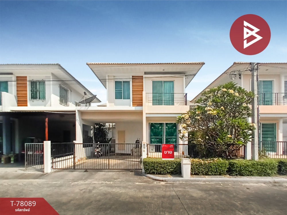 For SaleHouseSamut Prakan,Samrong : Single house for sale Groove Ville Bangna Village, Samut Prakan
