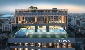 ขายดาวน์คอนโดคลองเตย กล้วยน้ำไท : ขายดาวน์คอนโด THE CROWN RESIDENCES พระราม4 ห้อง 1 BED ขนาด 34.5 ตรม. ทิศเหนือ ชั้น12