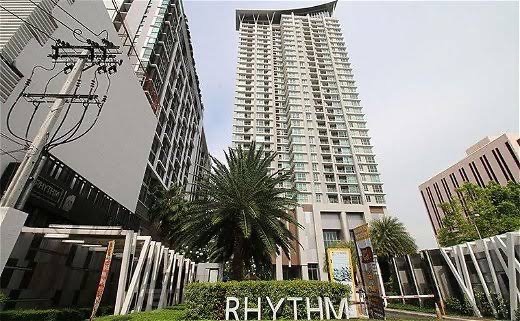 For SaleCondoRatchadapisek, Huaikwang, Suttisan : Condo for sale Rhythm Ratchada-Huaykwang (Rhythm Ratchada Huaykwang), beautiful one bedroom, size 46 sqm.