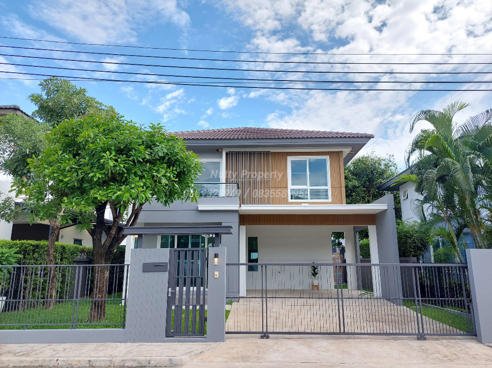 For SaleHouseBangna, Bearing, Lasalle : Detached house near Mega Bangna, Manthana Srinakarin - Bangna