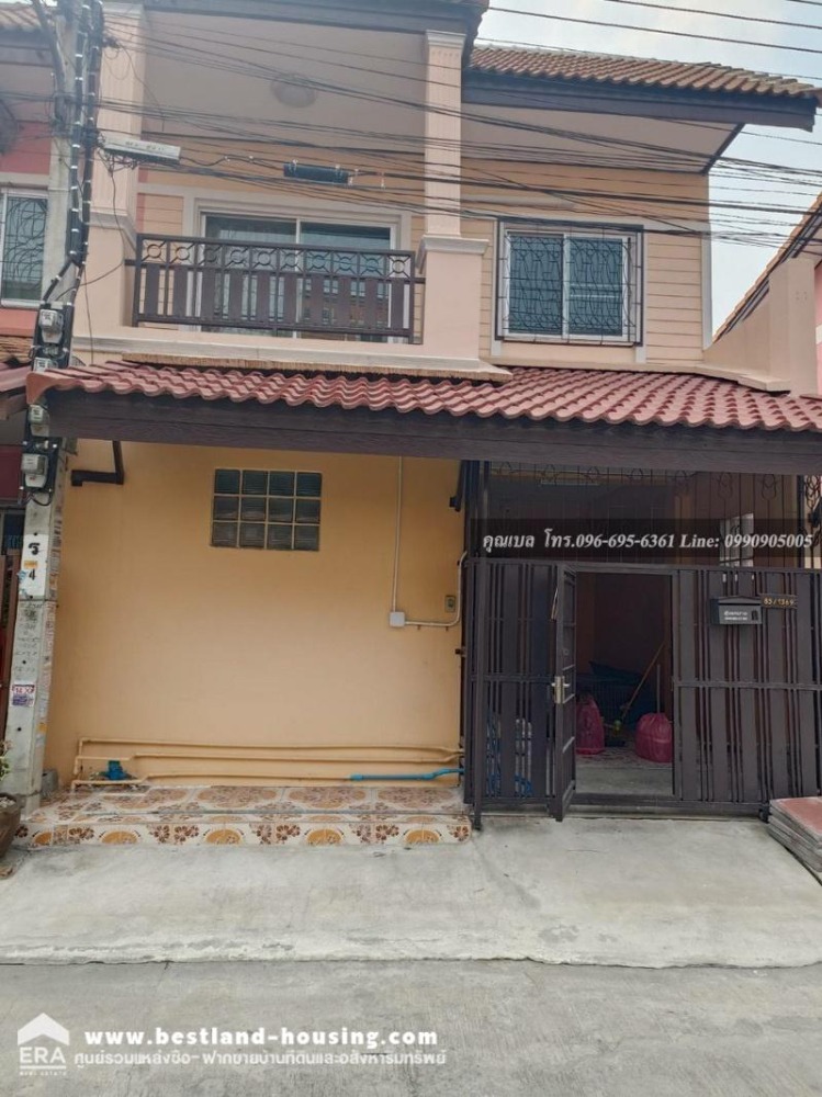 For SaleTownhouseRathburana, Suksawat : Urgent sale, 2-story townhouse, ready to move in, Wiset Suk Nakhon Village, Soi 8/28, corner house, free air conditioning and complete furniture.