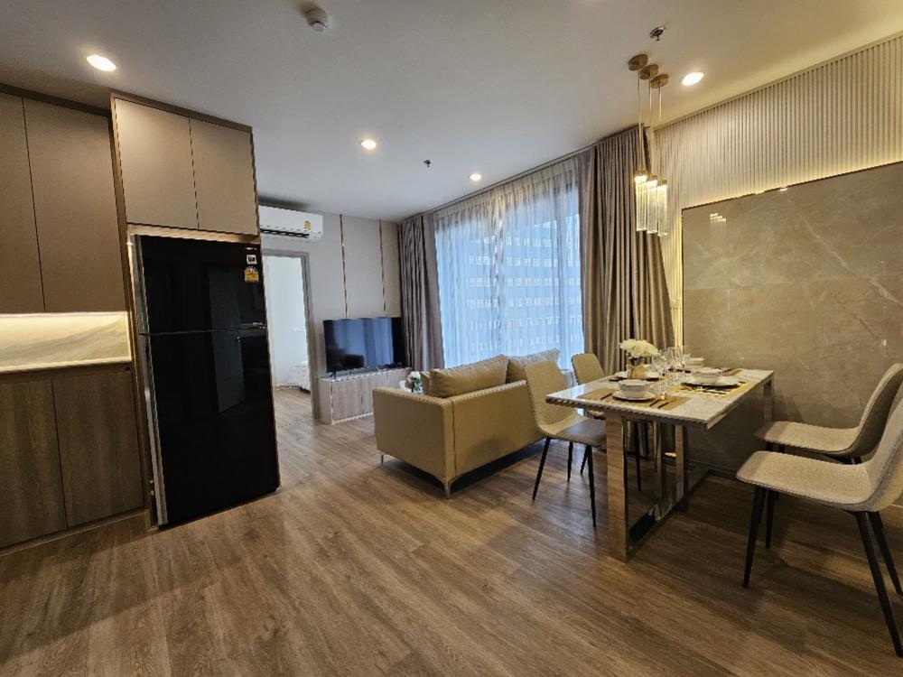 For RentCondoBangna, Bearing, Lasalle : 💥For rent, 2 bedrooms, 2 bathrooms, with bathtub💥 Size 56 sq m., high floor, decorated with built-in throughout, 25,000 baht, ready to move in, inquire 094-565-6351