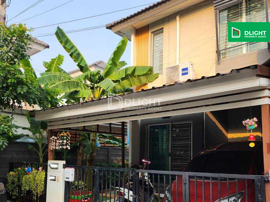 For SaleTownhouseSamut Prakan,Samrong : Townhouse Pruksa Theparak-Muang Mai, area 23.8 sq m, 3 bedrooms, 2 bathrooms, price 2.3 million baht (corner house)