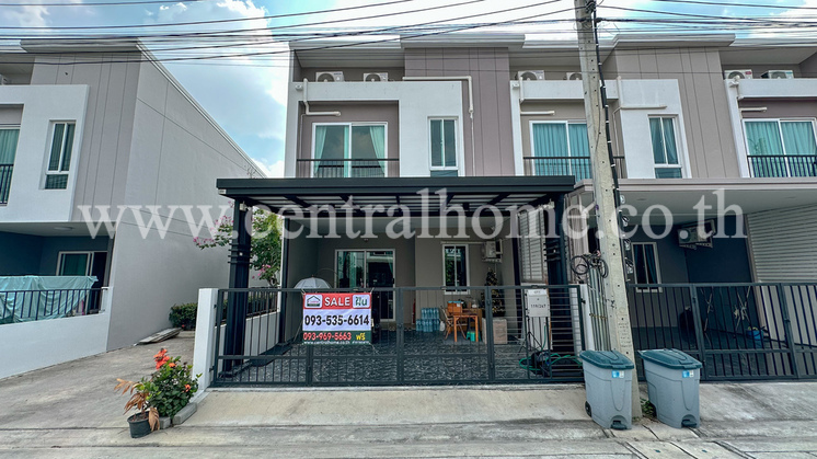 For SaleTownhouseVipawadee, Don Mueang, Lak Si : Townhome City Sense Don Mueang-Songprapa, corner house, fully furnished, ready to move in.