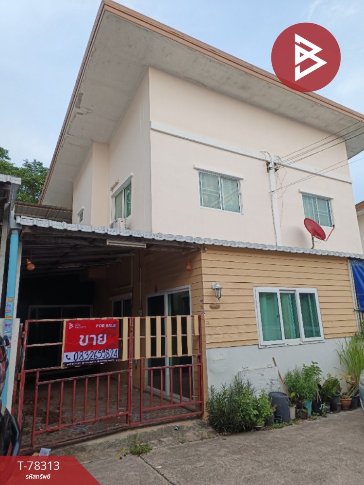 For SaleHousePattaya, Bangsaen, Chonburi : 2-story detached house for sale, area 23.4 square meters, Sriracha, Chonburi.