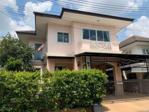 For RentHousePathum Thani,Rangsit, Thammasat : B759 Single house for rent Fah Lagoon Village Soi Rangsit-Nakhon Nayok 44