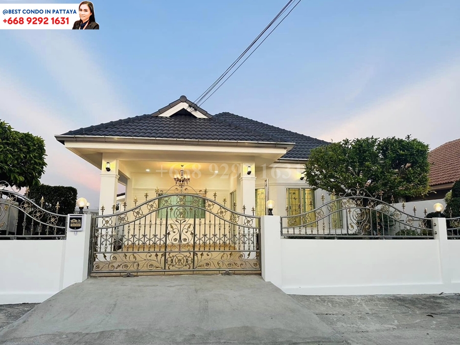 For SaleHousePattaya, Bangsaen, Chonburi : Pool Villa in Luxury style, Fully furnished  HOT PRICE North Pattaya