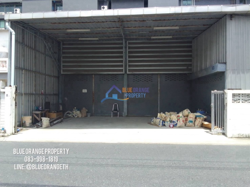 For RentWarehouseRatchadapisek, Huaikwang, Suttisan : Warehouse with built-in office for rent, Ratchada near Sutthisan MRT