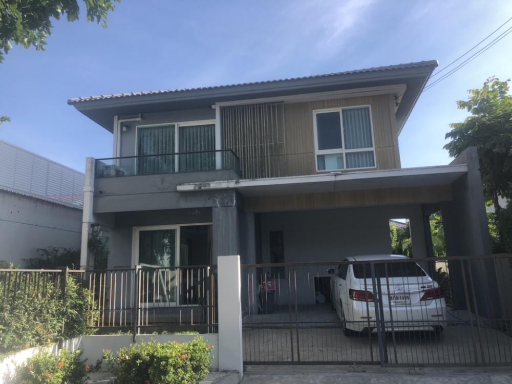 For SaleHouseNawamin, Ramindra : Single house for sale Chaiyaphruek Village Ramintra-Phraya Suren (Ramintra 109) Soi Phraya Suren 30, corner house