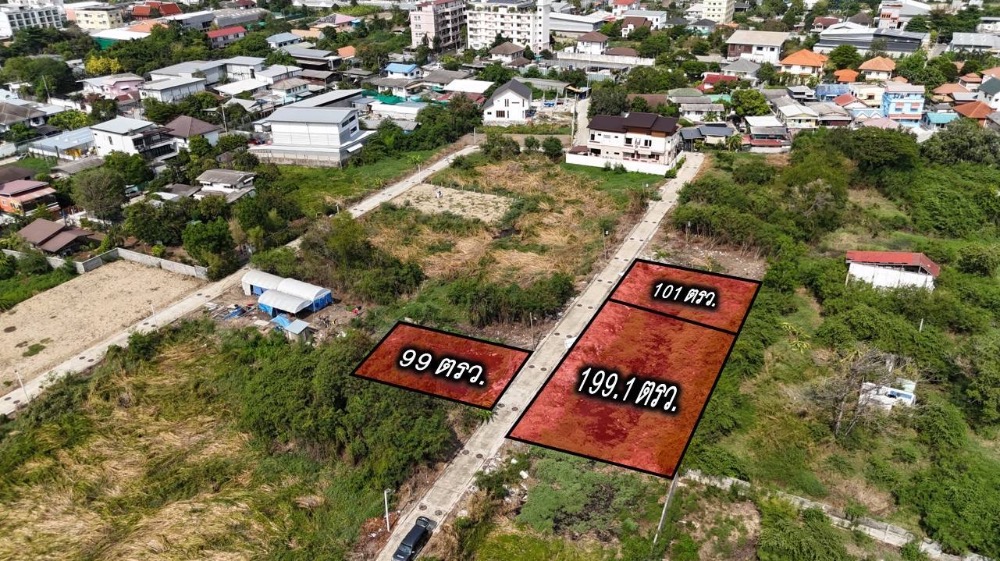 For SaleLandBangna, Bearing, Lasalle : Empty land, beautiful plot, 99 sq m., reasonable price near the MRT Yellow Line, Sri Bearing Station quiet, shady, suitable for building a residence.