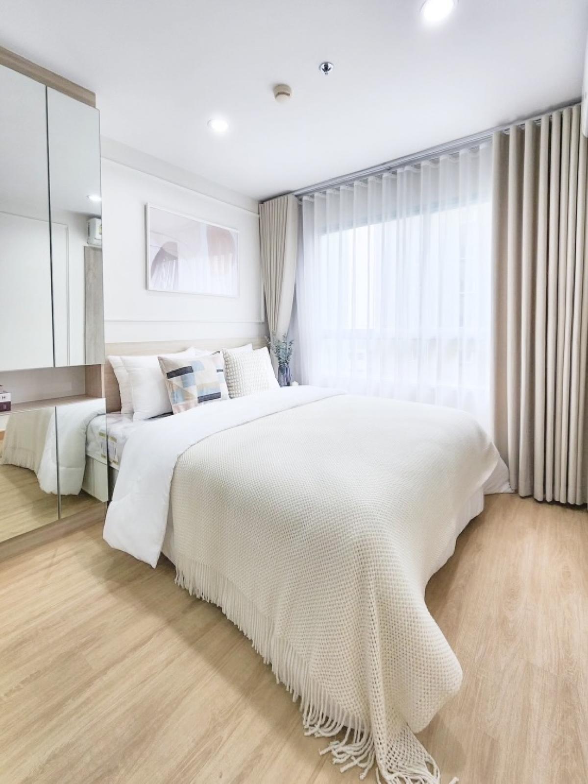 For SaleCondoNawamin, Ramindra : (You can apply for a full loan!!) Lumpini Nawamin Sri Burapha #Nawamin Zone #Near The Mall Bangkapi, beautiful room, ready to move in