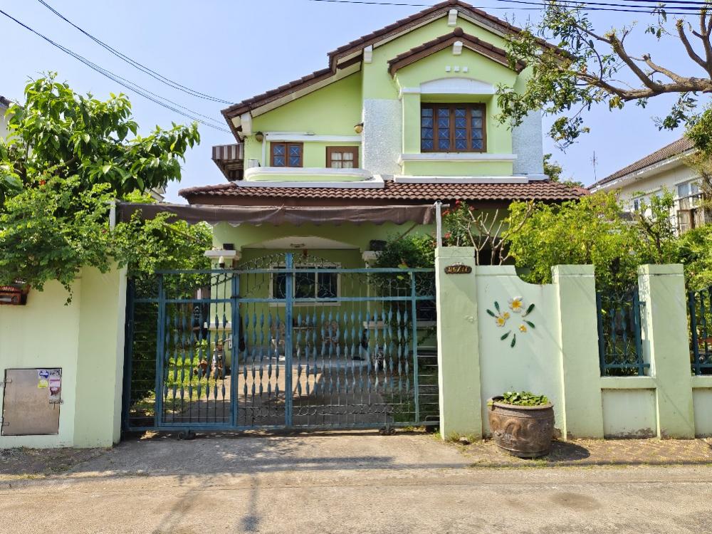 For SaleHousePathum Thani,Rangsit, Thammasat : Single house for sale, 79 sq wa, Parichat Village 345, Pathum Thani.