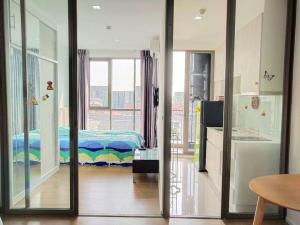 For SaleCondoKasetsart, Ratchayothin : Condo MITI Lat Phrao-Wang Hin, room 34 sq m., separate kitchen, south facing, with furniture (RS 0543)