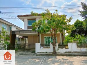 For SaleHouseLadkrabang, Suwannaphum Airport : ✨Single house for sale 🏡 Benyapha Casa Wongwaen-Rama 9, 2-story detached house, 3 bedrooms🛏️ Size 50.7 sq m. Location: Romklao Road - Phatthana Chonburi 4