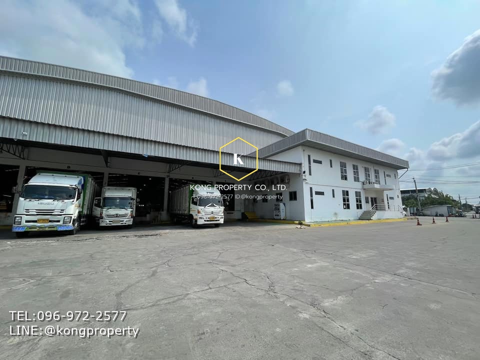 For RentWarehouseSamut Prakan,Samrong : Warehouse for rent, Bang Phriang, Bang Bo, Samut Prakan, area 11,112 sq m.