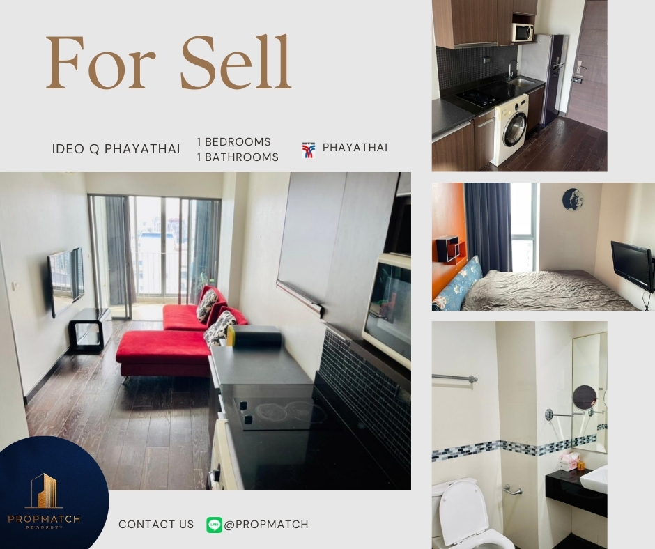 ขายคอนโดราชเทวี พญาไท : 🏙️ BEST DEAL FOR SELL | IDEO Q Phayathai 1 Bedroom 1 Bathroom 40 sqm.  - 6.29 M฿ Tel.0909426442 K.Film