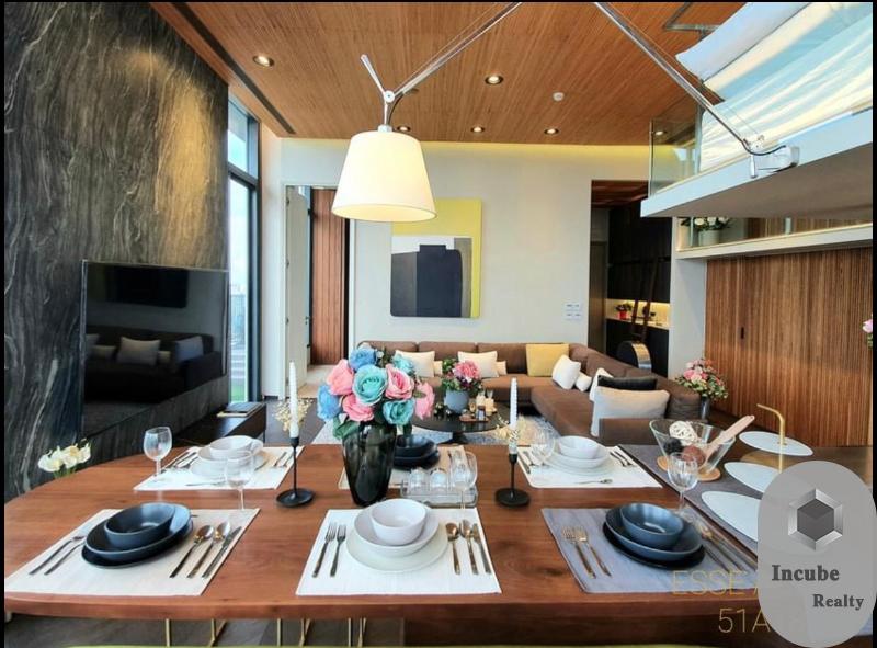 For SaleCondoSukhumvit, Asoke, Thonglor : Condo For Sale The ESSE Asoke 2 Bedroom 2 Bathroom 165 sqm