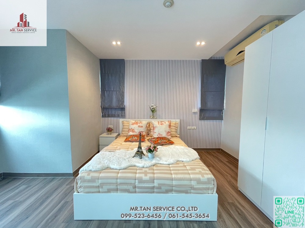 For SaleCondoPattanakan, Srinakarin : Luxury condo for sale, Supalai Park Srinakarin, 2 bedrooms, 93 sq m, newly renovated room, next to the BTS, 5 minutes.