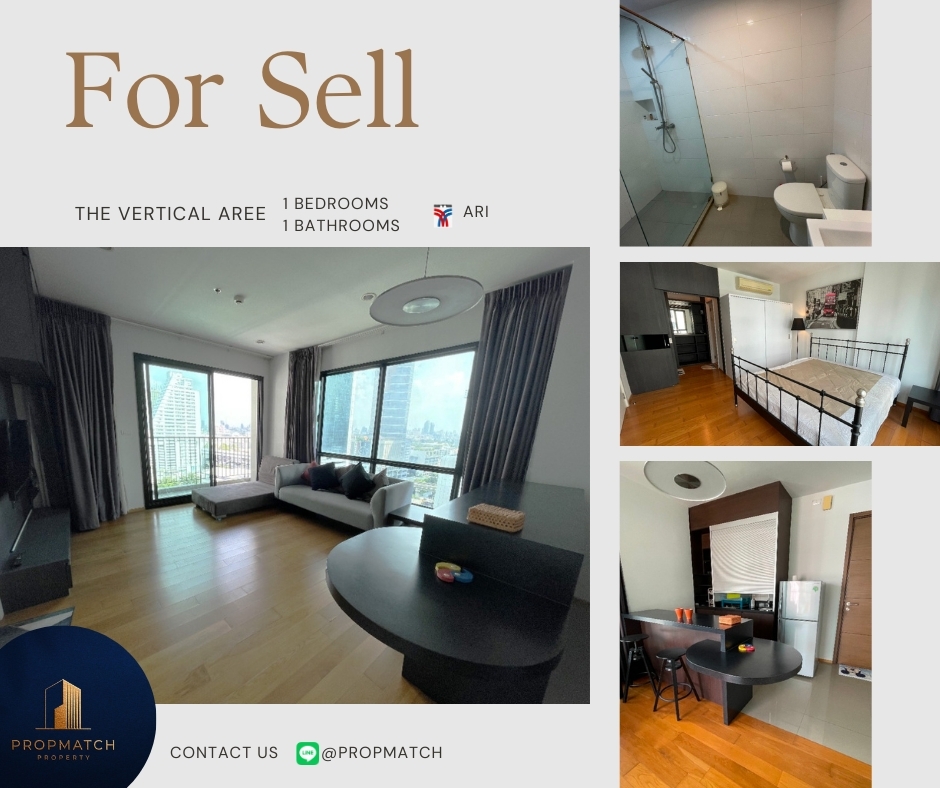 For SaleCondoAri,Anusaowaree : 🏙️ BEST DEAL FOR BUY | The Vertical Aree 1 Bedroom 1 Bathroom 51 sqm. - 6.29 M฿ Tel.0909426442 K.Film