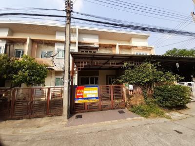 For SaleTownhousePathum Thani,Rangsit, Thammasat : 💝 2-story townhouse, Rangsit-Nakhon Nayok Road. Pornpiman Ville Village 🏠