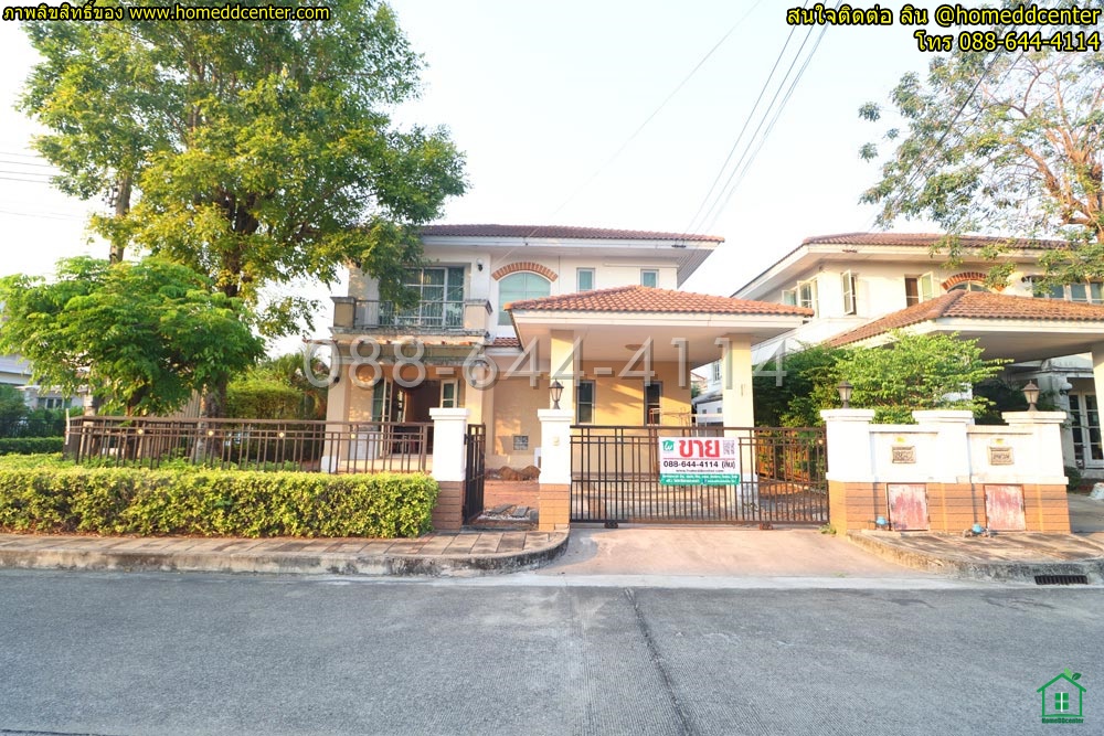 For SaleHouseNawamin, Ramindra : Single house for sale, Ramintra, Watcharapol, Manthana Village, Watcharapol, Ramintra, Tha Raeng, Bang Khen, near the Pink Line, Watcharapol Station.